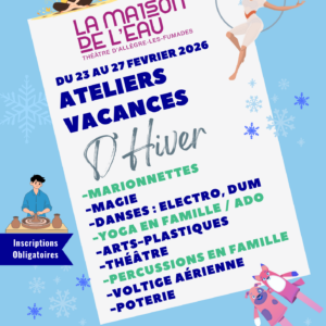 Stages des vacances d'hiver 2026
